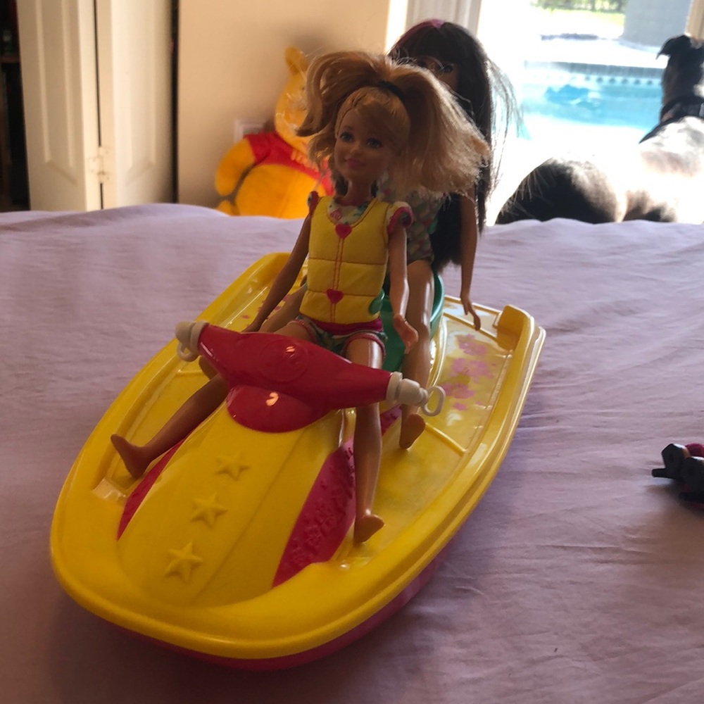 barbie jet and dolls